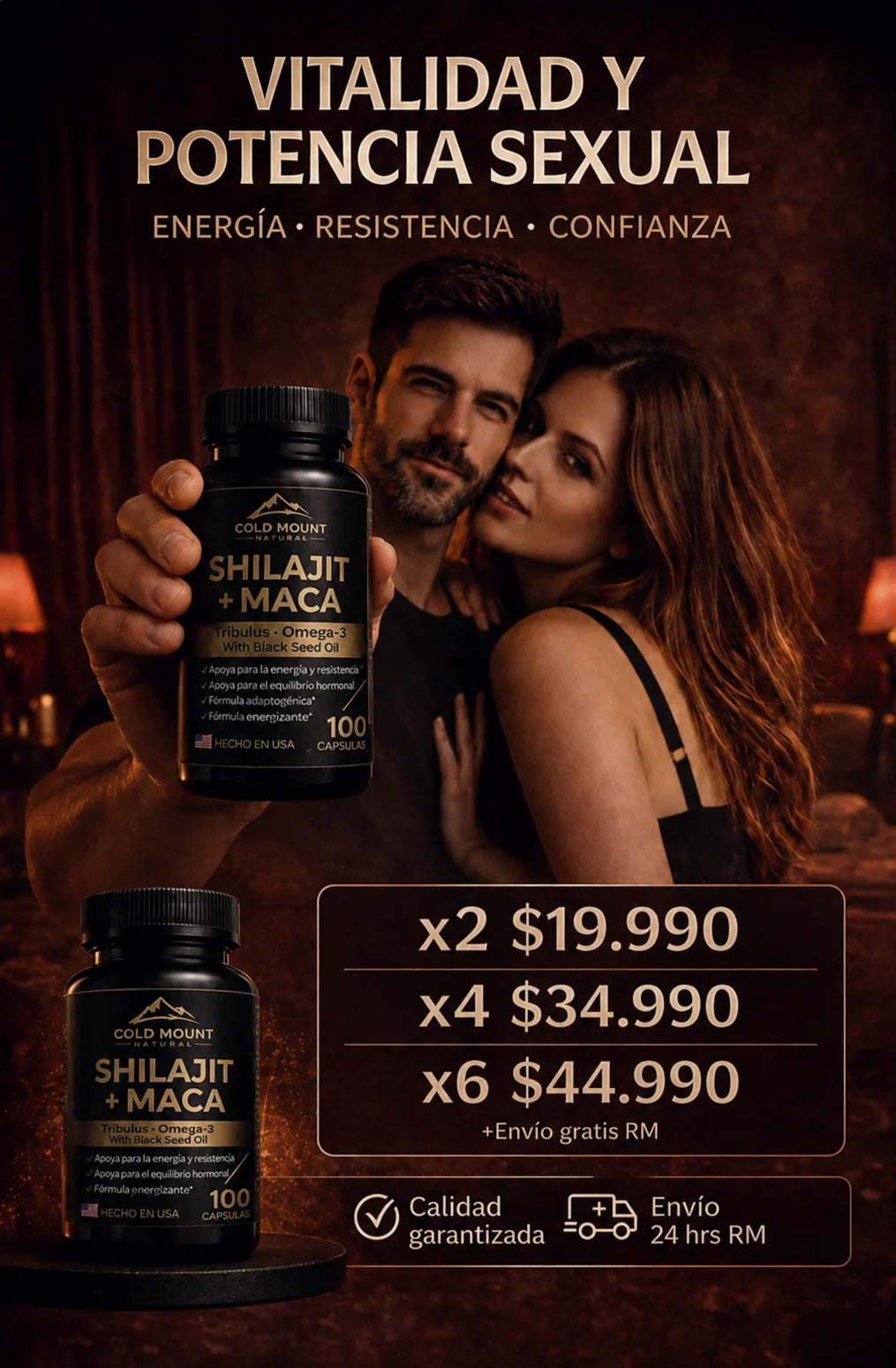 COULT MOUNT SHILAJIT DEL HIMALAYA - 100 CAPSULAS